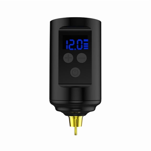Wireless Tattoo Battery Pack, Rechargeable Cordless Tattoo Power Supply Portable RCA Lithium Battery Pack 1200mAh Capacity with LED Digital Display
