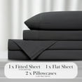 thumbnail image 3 of Stylish Pleated Hem 21-inch Extra Deep Pocket Comfortable Microfiber Sheet Set by Southshore Fine Linens, 3 of 10