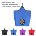 thumbnail image 3 of Sonducket Bolsa de alimentación lenta para animales, tela Oxford, bolsa colgante de gran capacidad, organizador reutilizable, alimentador Cuidado ecuestre y deportes Rojo, 3 of 6