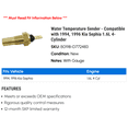 thumbnail image 2 of Water Temperature Sender - Compatible with 1994, 1996 Kia Sephia 1.6L 4-Cylinder, 2 of 2