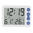 thumbnail image 3 of Medidor Digital De Temperatura Y Humedad, Indicador De Temperatura Configuración De Tiempo Pantalla HD Grande Para Habitaciones De Bebés, 3 of 8
