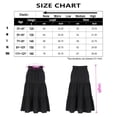 thumbnail image 5 of Maxi Ruffled Skorts for Girls Button Front High Waisted Long Skirt with Belt and Pocket, 5 of 5