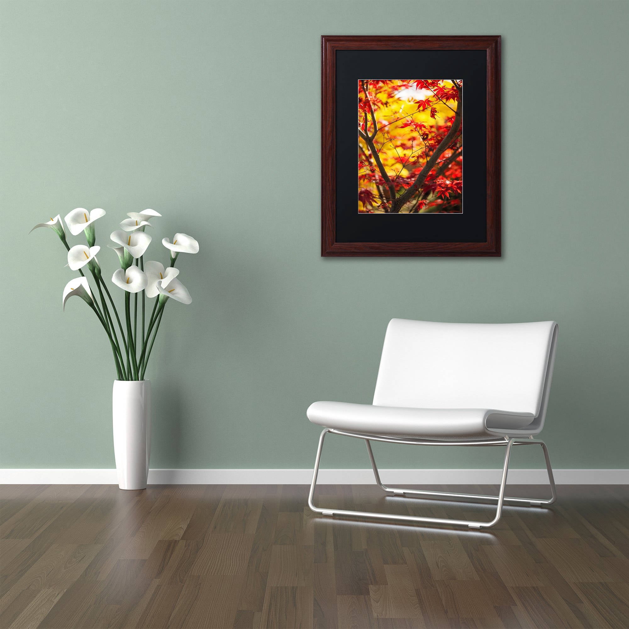 Trademark Fine Art "Morning Jive" Canvas Art by Philippe Sainte-Laudy Black Matte, Wood Frame