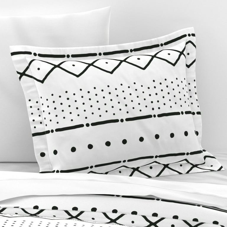 Mudcloth euro cheap sham