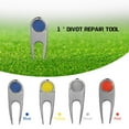 thumbnail image 3 of 11 PCS Golf Gift Set with 6 Golf Tees 3 Golf Balls Divot Repair Tool Leather Box Set Golf Trainning, 3 of 8