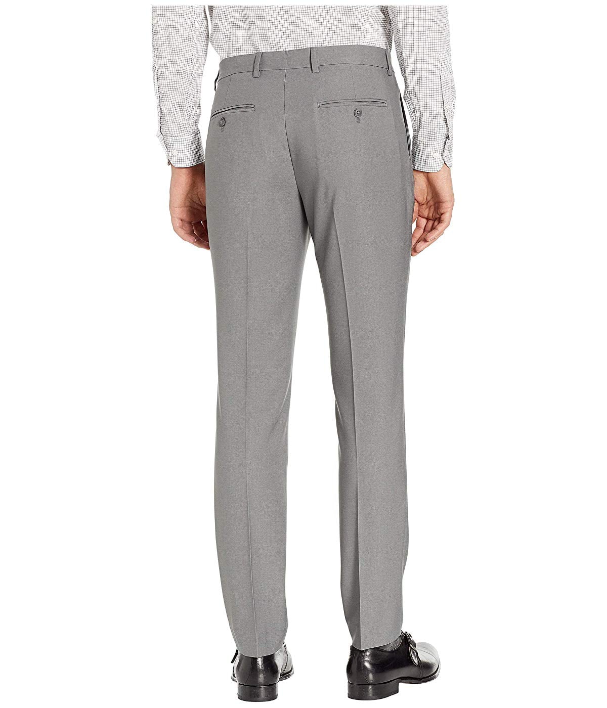 Perry Ellis Portfolio Very SlimFit Stretch Heathered Dress Pants Navy   Walmartcom