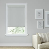 LEVOLOR Custom Expressions Collection, Cordless Room Darkening Roller Shade, Light Gray, 63 1/2" Width x 48" Length