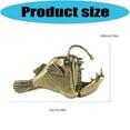 thumbnail image 5 of Oasiva Angler Fish Figurines Metal Statue Angler Fish Decorative Object Ornament, 5 of 8