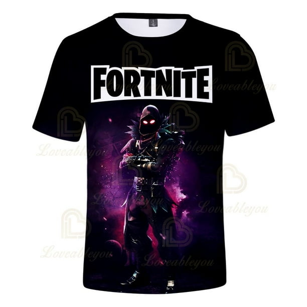 Camiseta Fortnite 3D para hombres y mujeres, ropa harajuku, batalla real, juego de victoria para niños xuanjing unisex