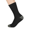 thumbnail image 2 of The Right Fit Boy's Basic Cotton, Sports Uniform Crew Style Dress Socks - Ribbed Please use our size chart located by the image section, 2 of 4