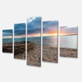 thumbnail image 3 of Design Art - Rusty Row Boat on Sand at Sunset, 3 of 3