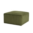 thumbnail image 2 of Christopher Knight Home 30.25" Corduroy Upholstered Sectional Ottoman, Olive Green, 2 of 8