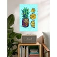 thumbnail image 2 of Awkward Styles Colorful Fruits Poster Wall Art Pineapple Pieces Kitchen Decor Ideas Tropical Prints, 2 of 3