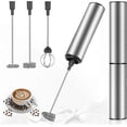 thumbnail image 1 of Electric Milk Frother USB Rechargeable Whisk for Coffee and Drinks, 1 of 5