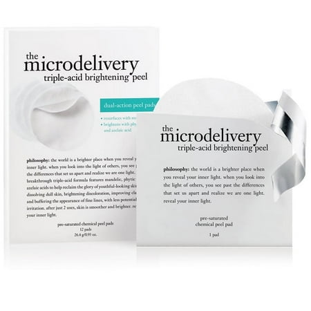 The Microdelivery Triple-Acid Brightening Peel Peel Pads, 12 Pc Pads