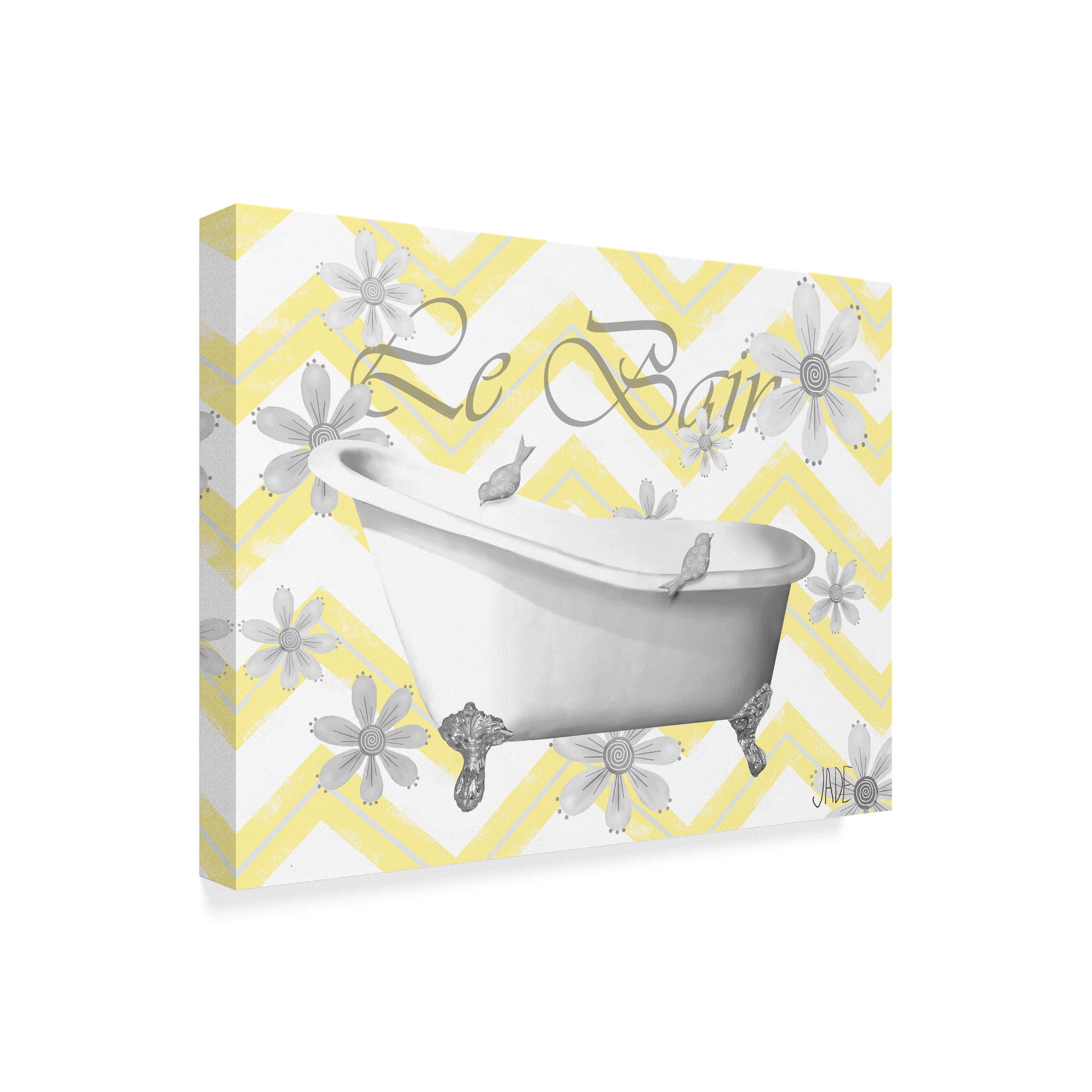 Trademark Fine Art 'Le Bain I' Canvas Art by Jade Reynolds