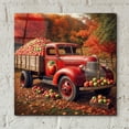 thumbnail image 4 of Epic Art 'Vintage Red Truck At Orchard 2' by Rey Klimt Acrylic Glass Wall Art, 12" x 12", 4 of 8