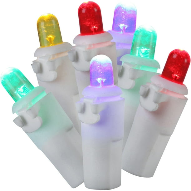 Holiday Time Led Mini Light Set Multi Colored 240 Count Walmart Com