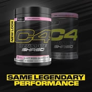 C4 Ultimate Shred Pre Workout Powder with 300mg Caffeine, Thermogenic Fat Burning Formula with Capsimax Cayenne, TeaCrine & Dynamine Energy Blend – Pink Lemonade, 20 Servings