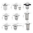 thumbnail image 6 of opvise Tea Infuser with Handle Fine Mesh Reusable Anti-rust Household Tea Shop Handheld Tea Leaf Strainer D, 6 of 8
