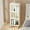 Rustic White-3 Cube, variant on Manxile 3 Cube Vertical Storage Organizer, Wood Bookshelf for Living Room, Bedroom, Study Room,White Texture