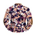 thumbnail image 4 of Men's Casual Camouflage Printed Semi-Zipper Retro Long Sleeve Sports Sweatshirt - Vintage Camo Pattern for Outdoor Wear and Street Style,Pink,L, 4 of 7