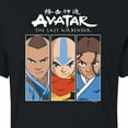 thumbnail image 3 of Avatar - The Last Airbender - Sokka Aang Katara - Juniors Cropped Cotton Blend T-Shirt, 3 of 5