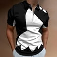 thumbnail image 2 of Wilma Flintstones Men Zipper T-shirt Summer Casual Short Sleeve T-shirt Top, 2 of 7