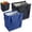 Black,Blue, variant on Clearance Under $1.69 Insulated Reusable Grocery Bag, Large Cooler Tote with Zipper and Handles for Picnic Camping