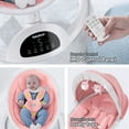 thumbnail image 5 of Babyomi Baby Swing for Infant, Electric Bluetooth Swing Rocker with 5 Sway Speeds& 10 nursery rhyme , Pink, 5 of 8
