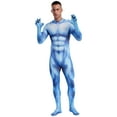 thumbnail image 4 of iiniim Men's Animal Muscle Body Suit Tight Halloween 3D Print Adult One-piece Halloween Party Dress Type H L, 4 of 5