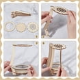 thumbnail image 3 of Wooden Vase Building Kits for Flowers Bouquet Blanched Almond 130x180mm, 3 of 5