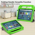 thumbnail image 5 of SUPNICE Kids Case for Fire Max 11 Tablet (13th Generation, 2023 Release), Fire Max 11 Tablet Case, Shockproof Lightweight Hanle Stand Case for All-New Amazon Kindle Fire Max 11 Tablet - Green, 5 of 6