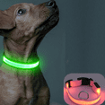 thumbnail image 4 of Nylon reflective LED dog collar, USB rechargeable light-emitting dog collar,, 4 of 5