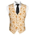 thumbnail image 4 of Uorisanigo Yellow Cowboy Men's Suit Vest Size M V Neck Mens Vests Casual Dress with Pockets Lightweight Waistcoat Casual Vest Fashion for Men, 4 of 7