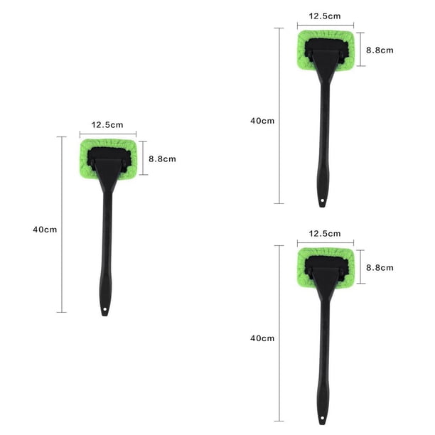 Scienceny Kit de cepillo para parabrisas de coche, limpiador de ventanas, limpiaparabrisas de microfibra, cepillo de limpieza, herramienta de de Type1 NO1