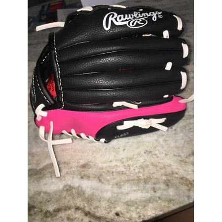 12.5 Inch Ball Glove - Rawlings RH Right Hand Players Series T-ball Glove 9 inch PL91PB Ages 3-5 Pink