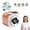 Orange, variant on Mini Camera Shaped Portable Fan with 199-Speed Adjustable Strong Breeze and Lanyard for Travel Camping Office