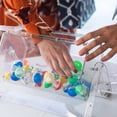 thumbnail image 2 of MOVTOTOP Green PVC Lottery Game Balls for Decor with Openable Design and Durable Use 25pcs, 2 of 7