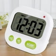 thumbnail image 3 of Fugacal Alarm Clock, LED Alarm Clock, Digital LCD Desk For Heavy Sleeper Bedside Bedroom, 3 of 8