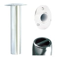 thumbnail image 2 of Tigress Oval Head SS Gunnel Mount Rod Holder - 0° - 9", 2 of 2