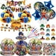 thumbnail image 2 of Decoraciones para fiestas de cumpleaños de Anime Dragon Ball Z, vajilla para fiestas temáticas de Goku, vasos de papel, platos, máscaras, globos, suministros para decoración para niños, 2 of 5