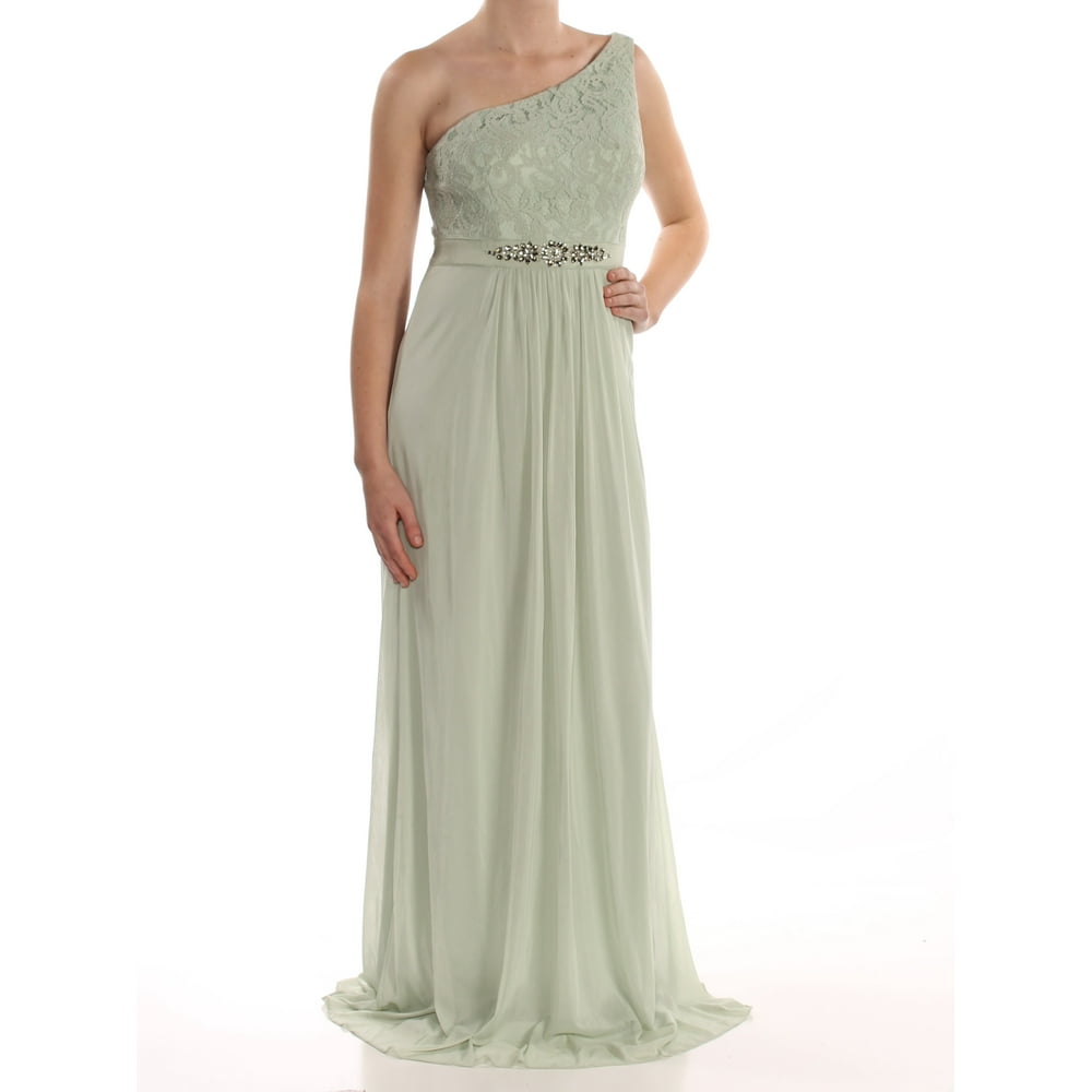 adrianna papell asymmetrical gown
