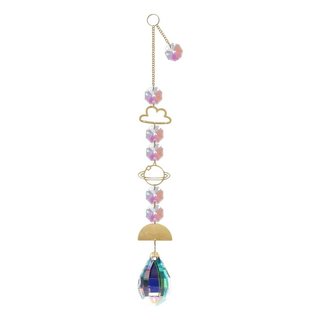 Colgante de cristal de 270 mm, ideal como regalo de boda para balcón, pasarela, jardín, patio o decoración. A