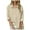 Beige, variant on Girls Linen Butto𝐧 Down Shirts Long Roll Up Cuffed Sleeve Collared Blouses Casual Cotton Gauz𝐞 Tops with Pockets Dress Shirts