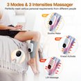 3 Modes Heat Leg Massager Cordless Calf Air Compression w/ 5 Spine