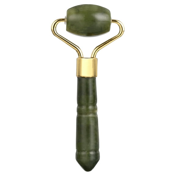 Jade Roller Facial Massager Tool,Jade Stone Facial Roller Anti Aging,Face Beauty Set for Eye Anti-Wrinkle