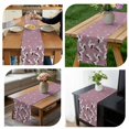 thumbnail image 6 of Cherry Blossoms Table Runner - 90 Inch Long, Kitchen Dining Table Runner Dresser Scarves, White Crane Harmony Pink Farmhouse Decor for Coffee Tables Wedding Party Banquet, 6 of 6