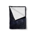 thumbnail image 2 of Night Soft Flannel Fleece Throw Blanket, Dark Night and White Daisies Fantasy Landscape Nature and Dreamlike Universe, Cozy Plush for Indoor and Outdoor Use, 50" x 70", Dark Blue White, by Ambesonne, 2 of 6