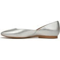 thumbnail image 3 of Naturalizer Women's Cody Ballet Flat Silver Croc 6W, 3 of 5